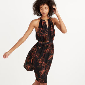 Madewell x No.6 Silk Keyhole Dress